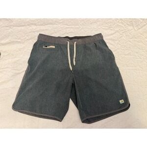 Vuori Cruise Boardshorts Small Dark Oregano Heather Stretch Swim Trunks‎